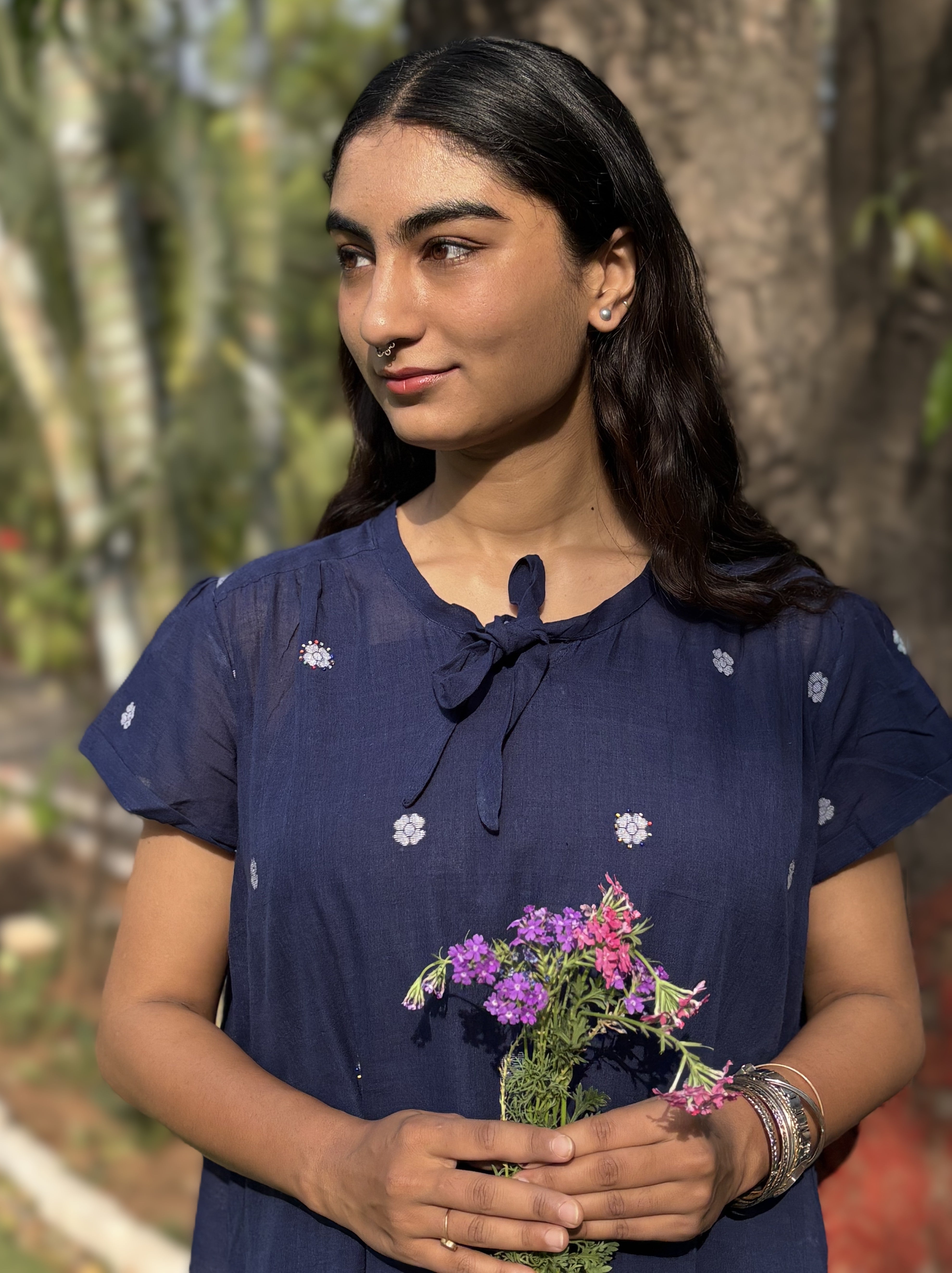Nila Jamdhani Dress