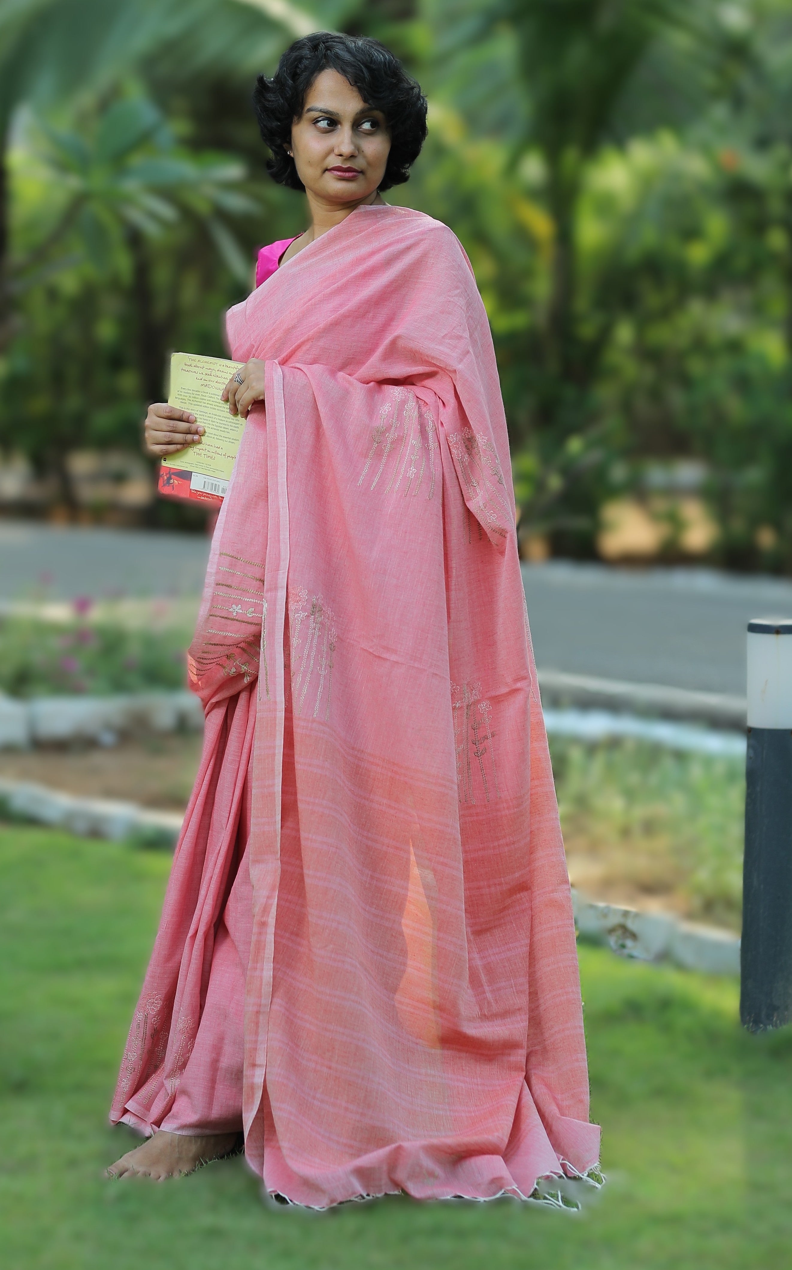 Blush Rose Sari