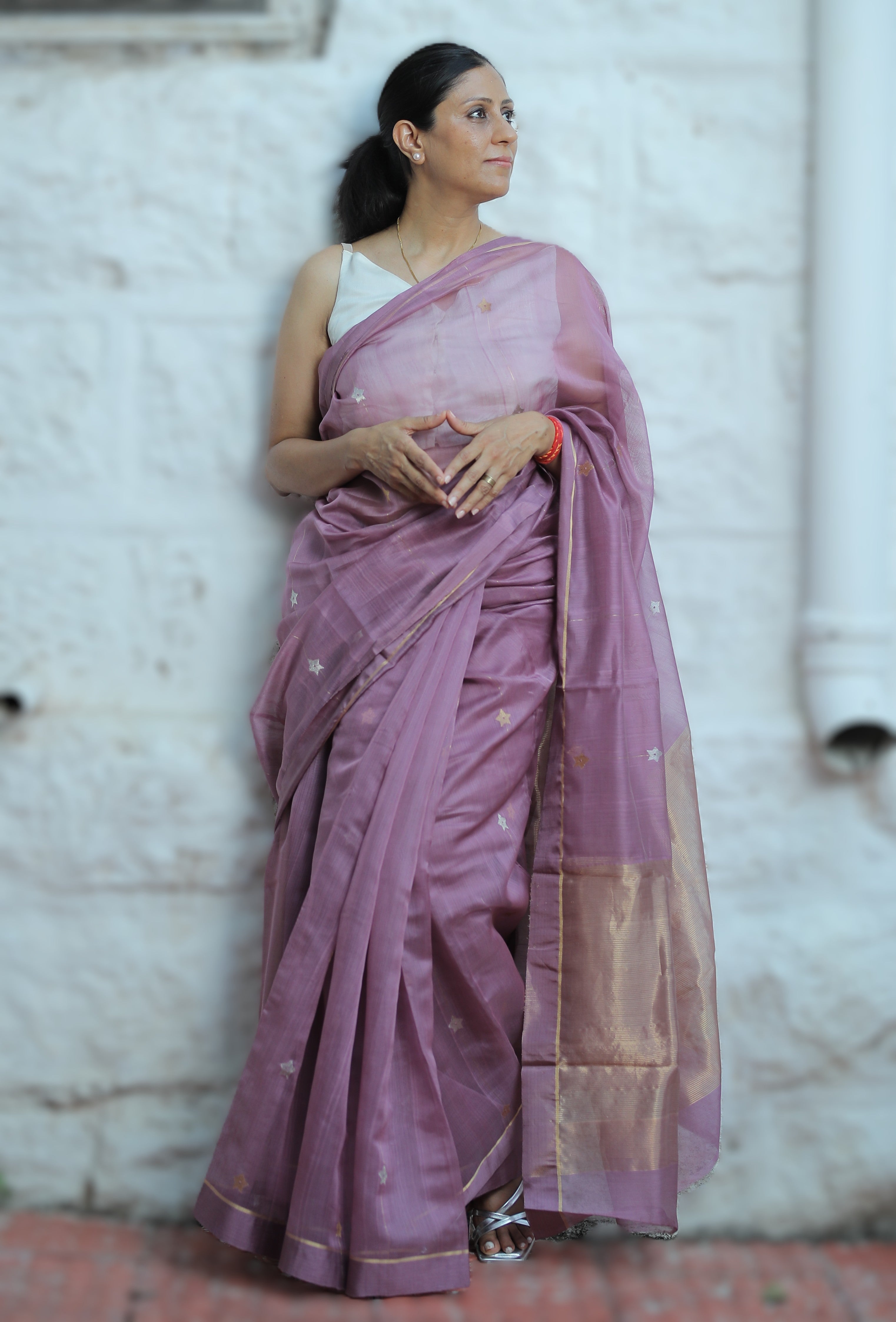 Lune Lavender Sari