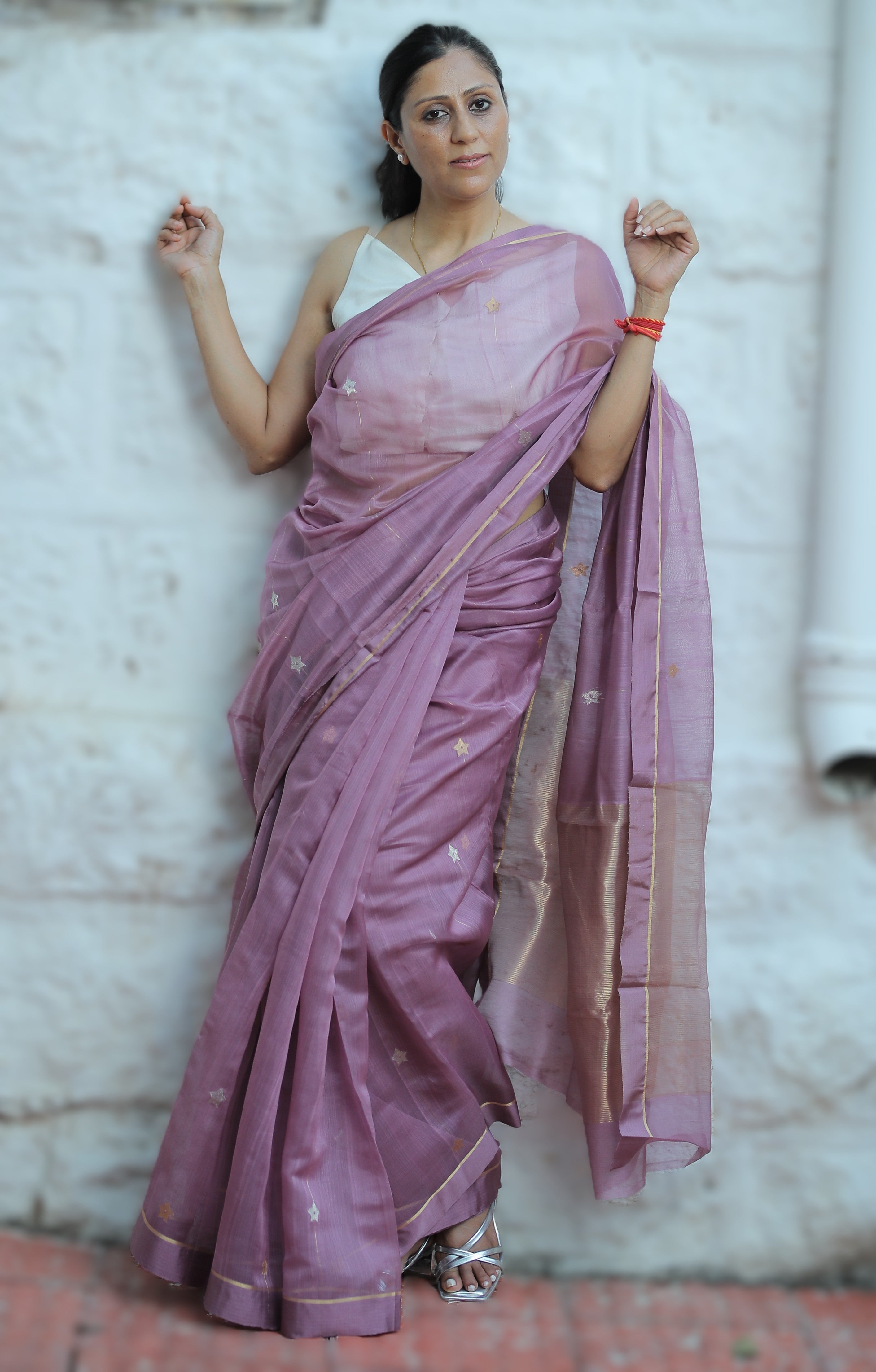 Lune Lavender Sari