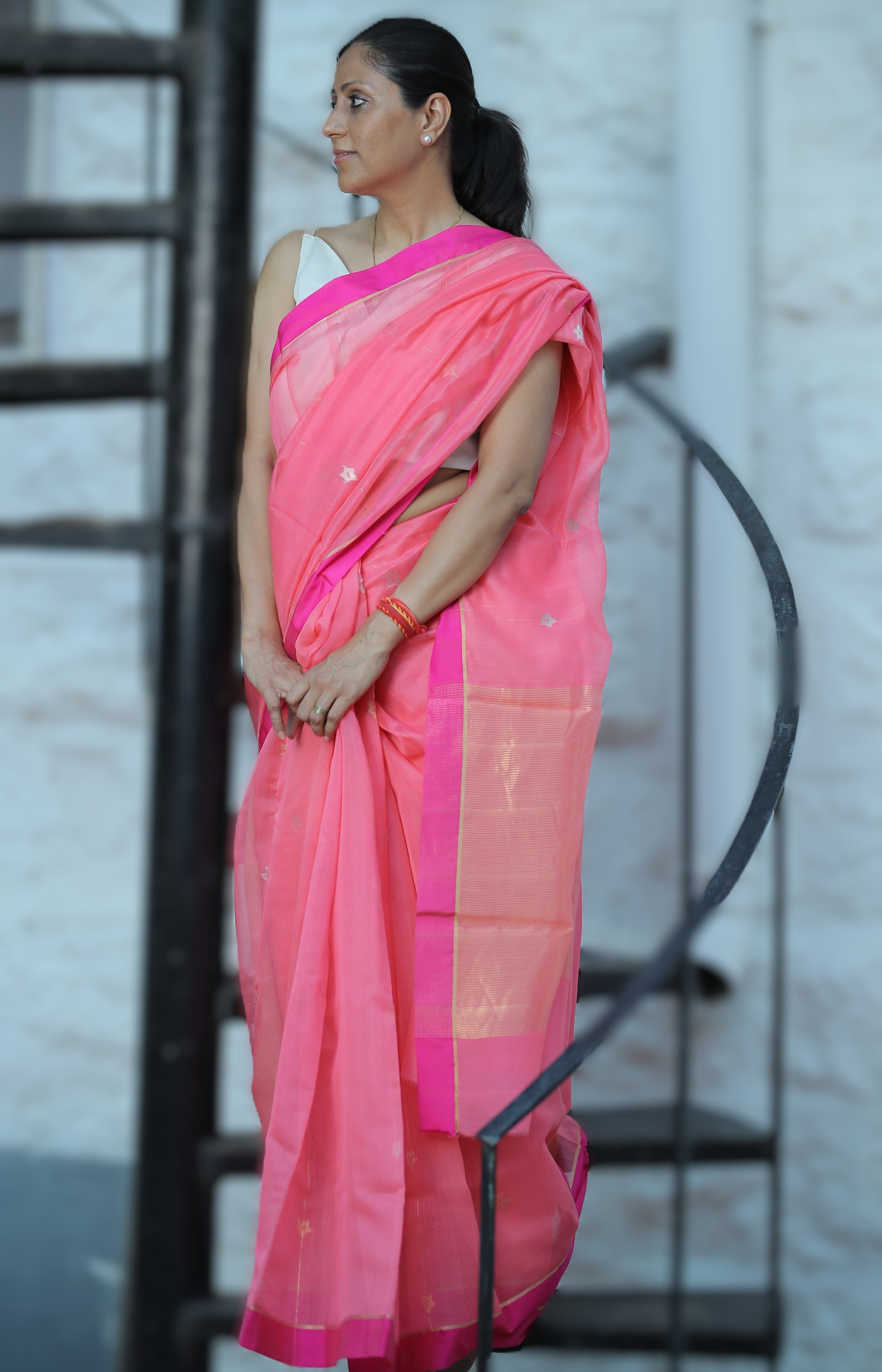 Blush Étoile Sari