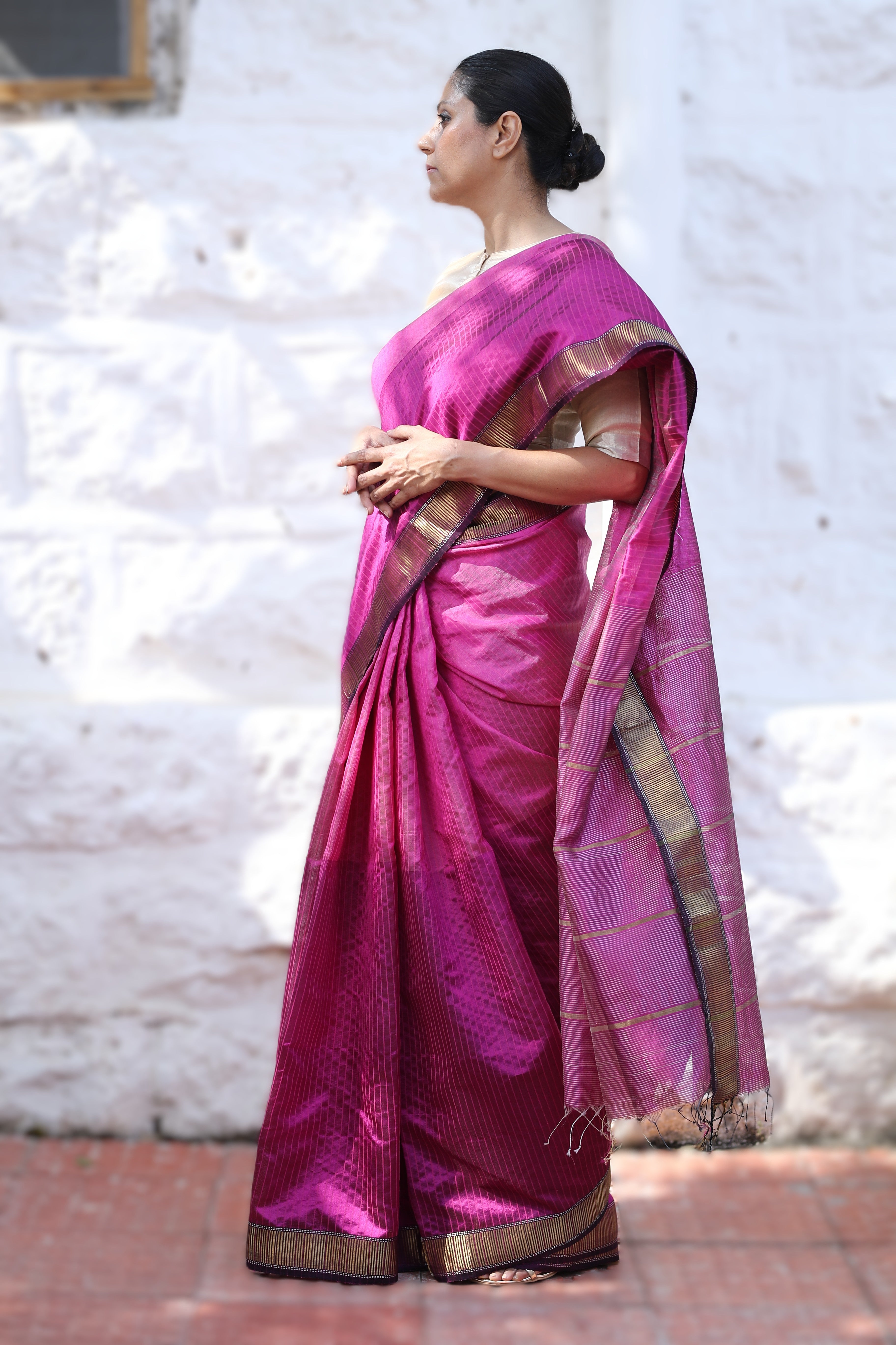 Fuchsia Sari