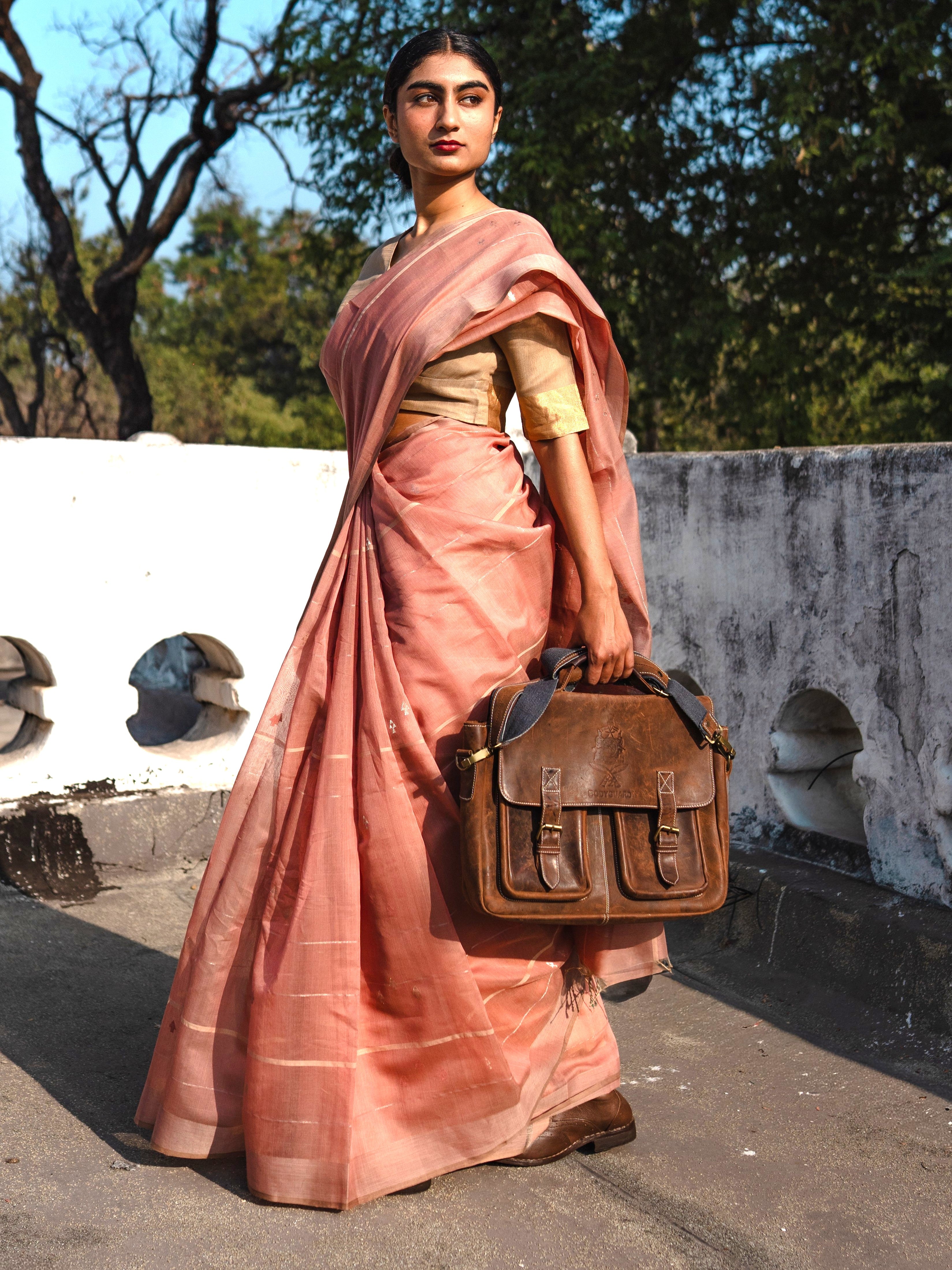 Rosé Copper Sari