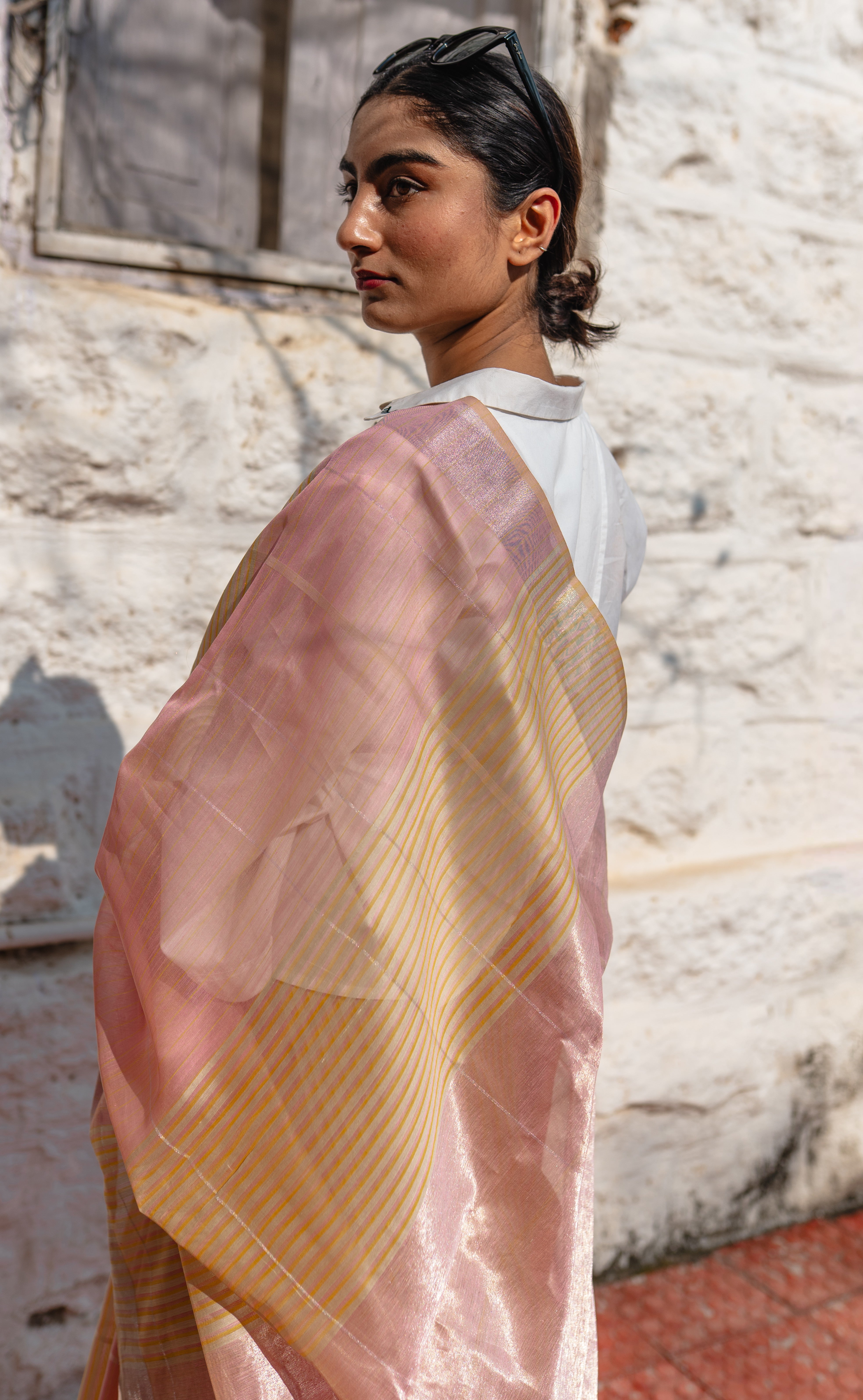 Dusty Rose  Sari