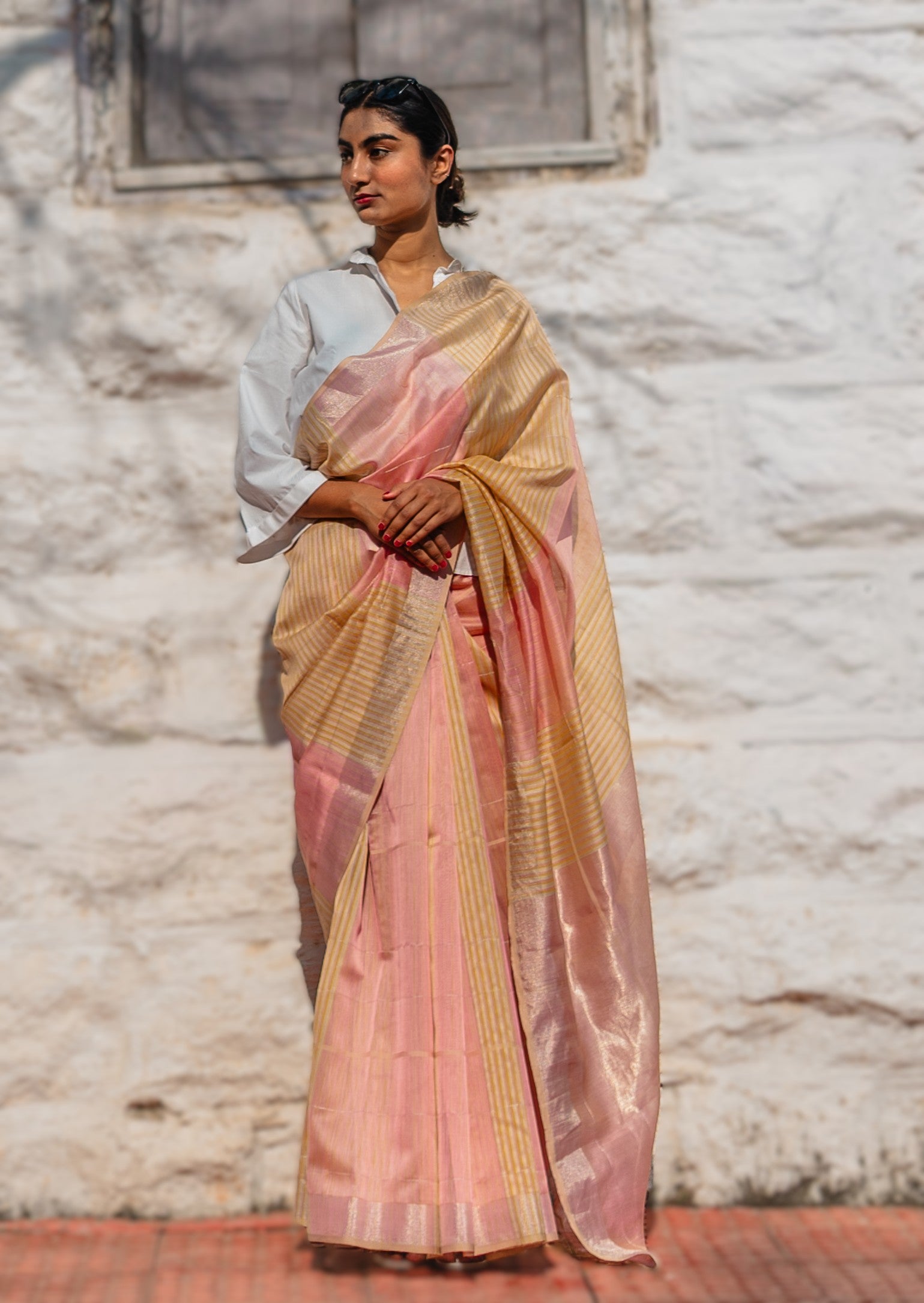 Dusty Rose  Sari