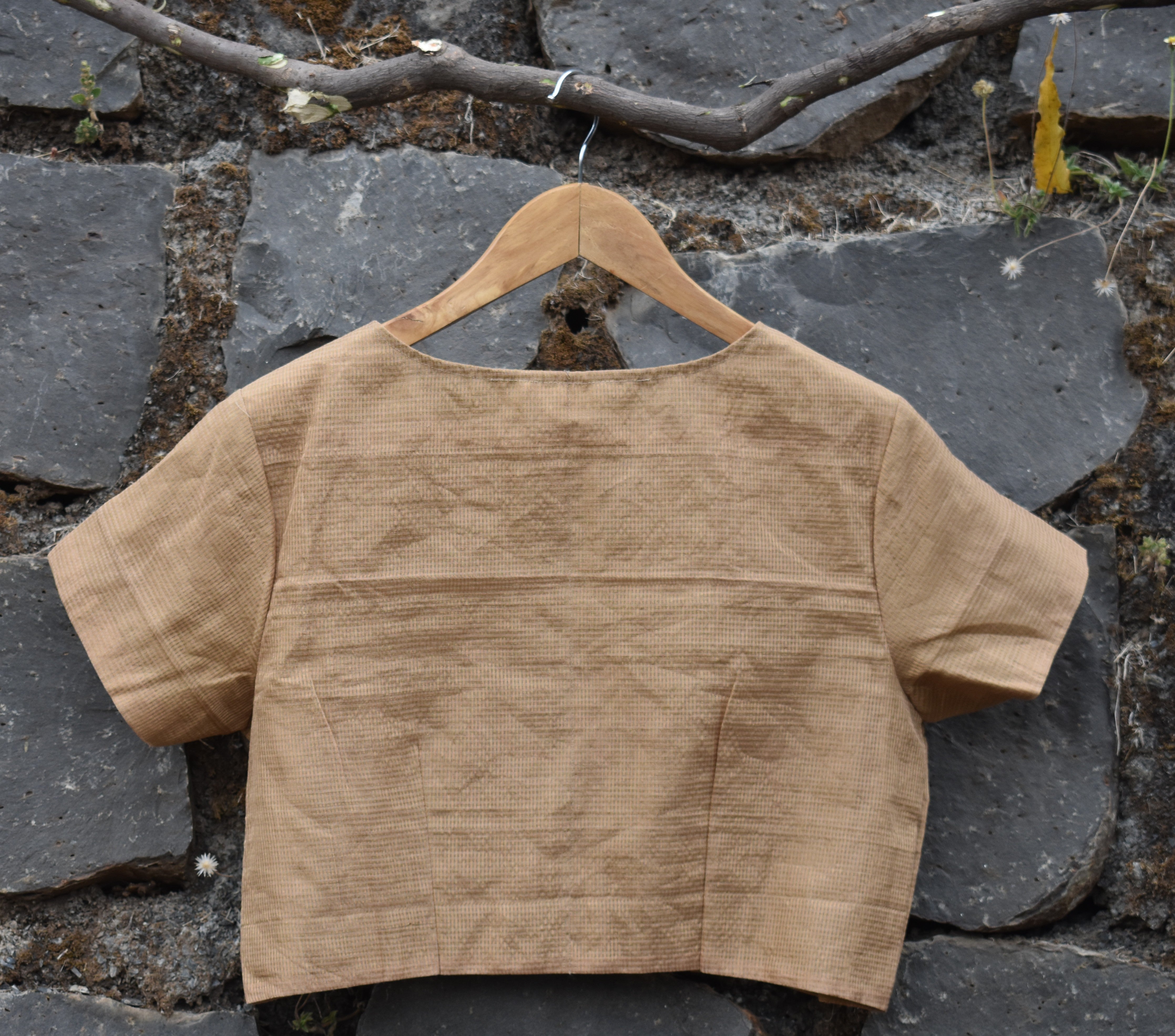 Gold Maheshwar Blouse