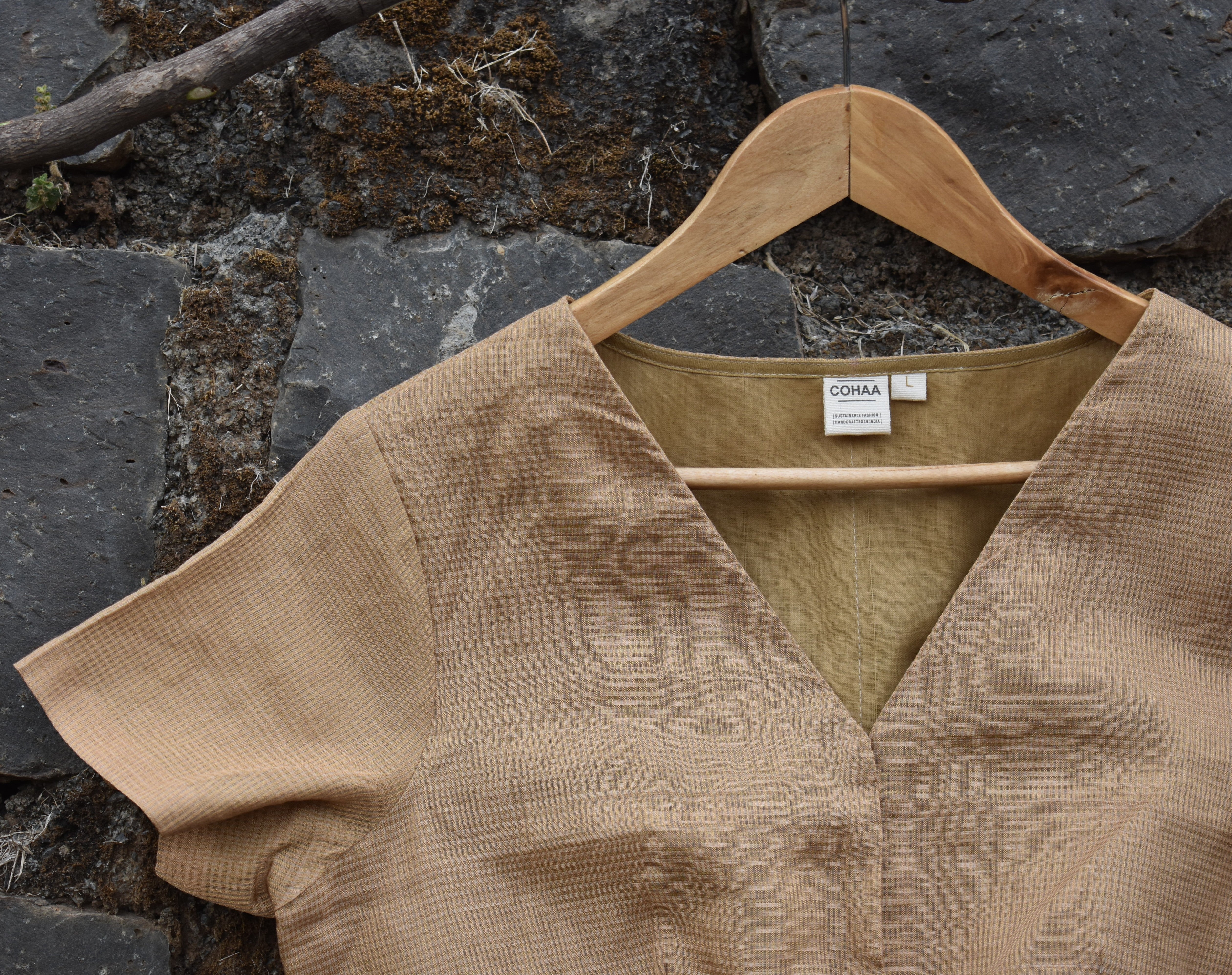 Gold Maheshwar Blouse