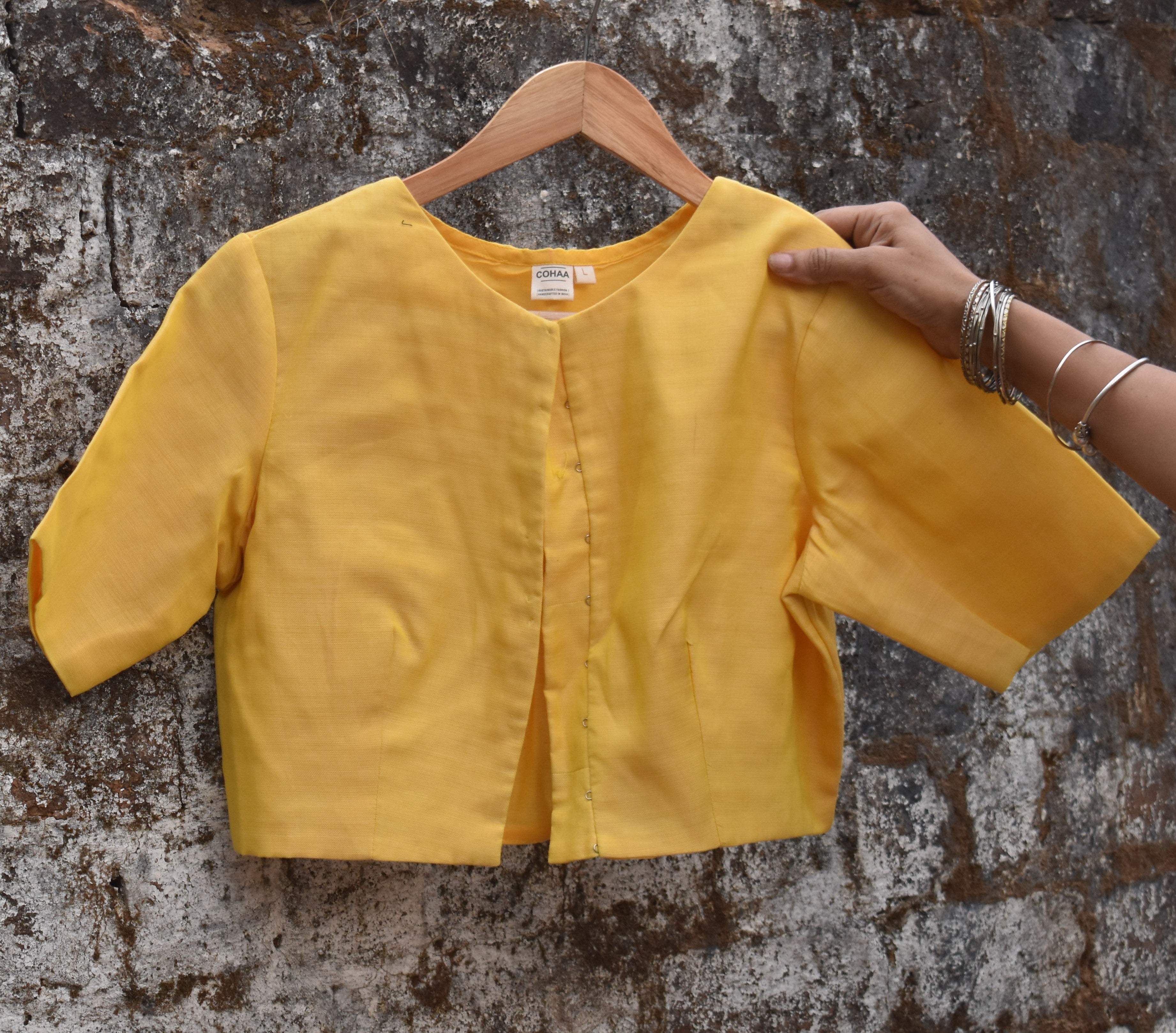 Yellow lily blouse