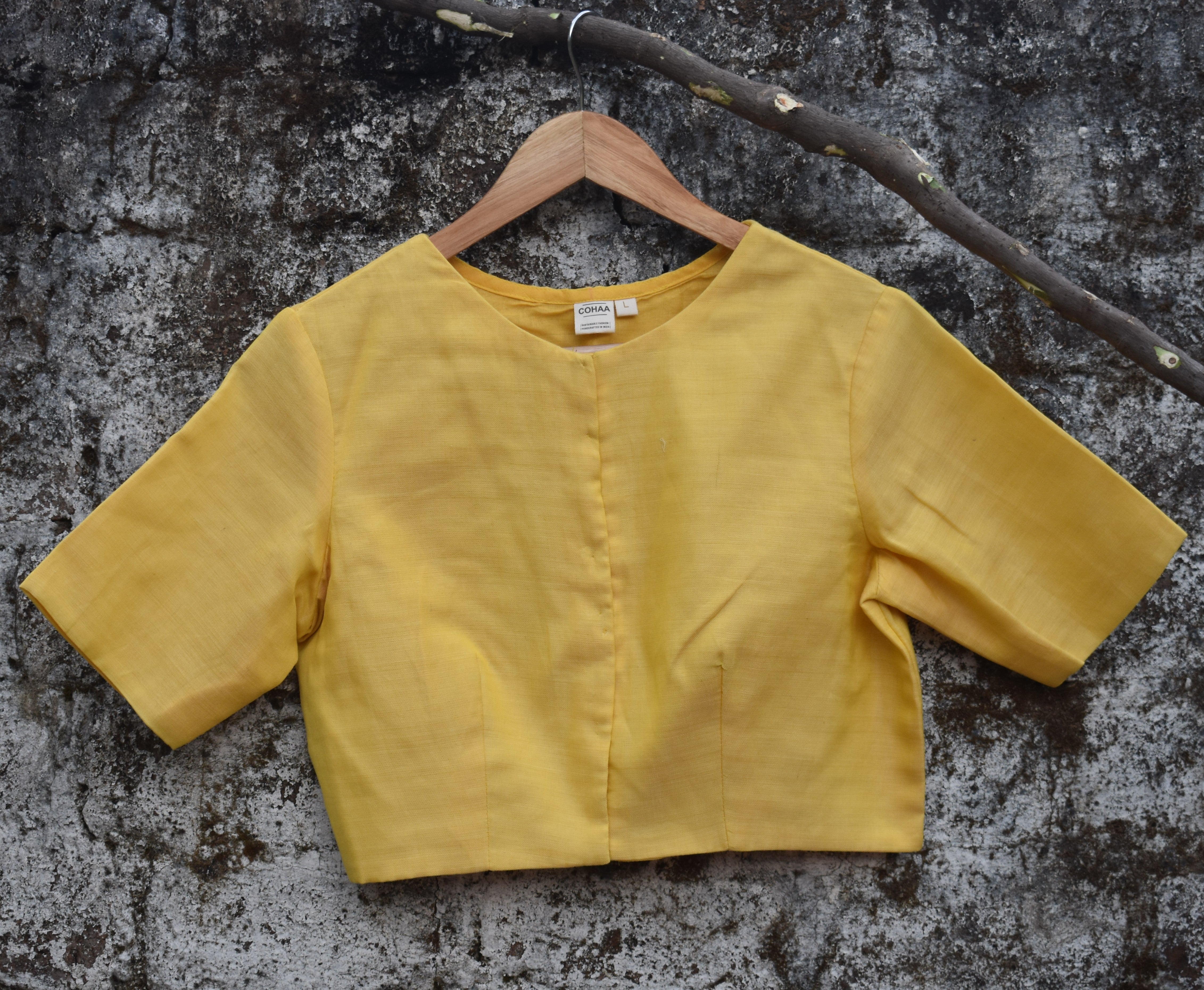 Yellow lily blouse