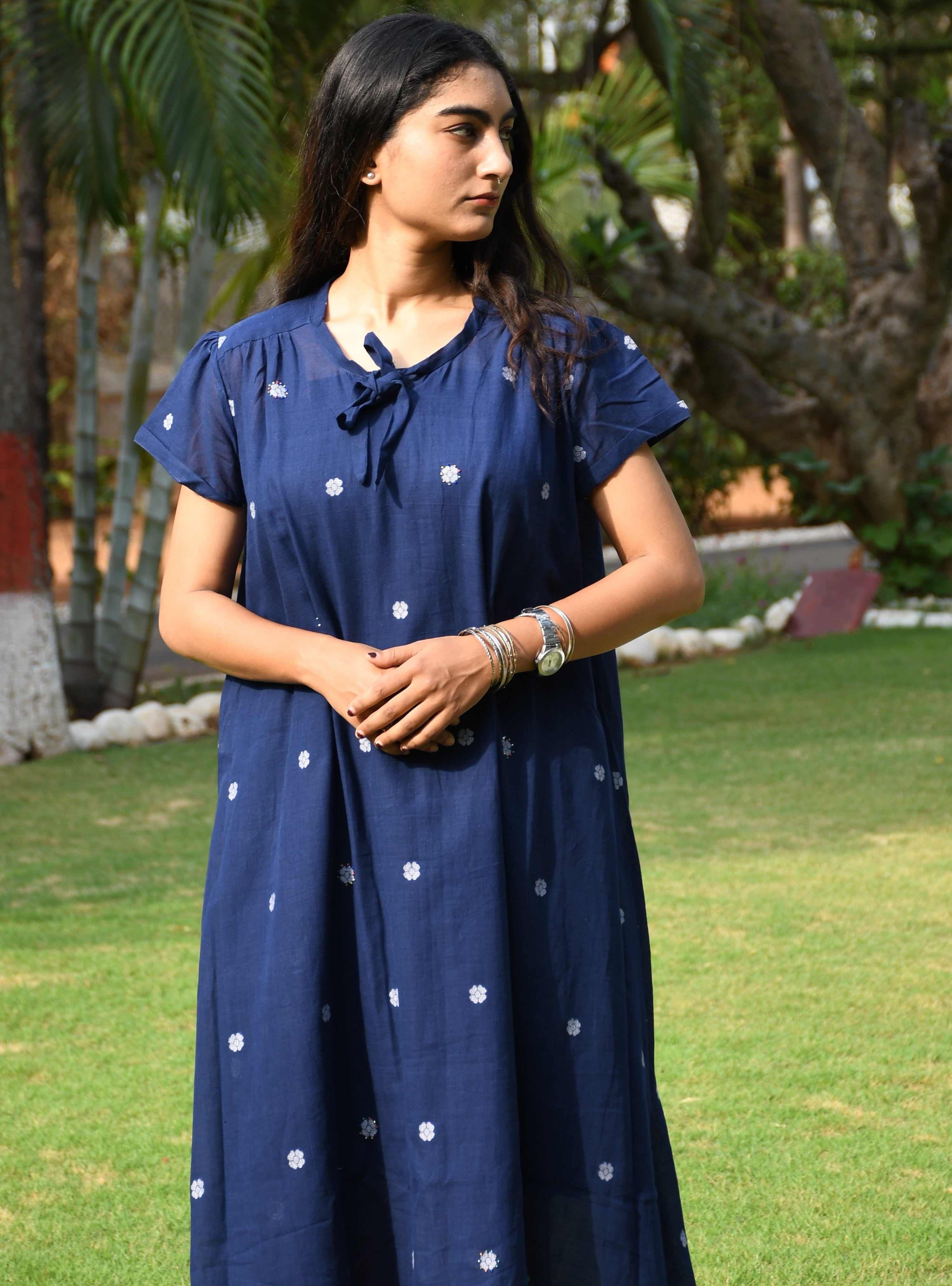 Nila Jamdhani Dress