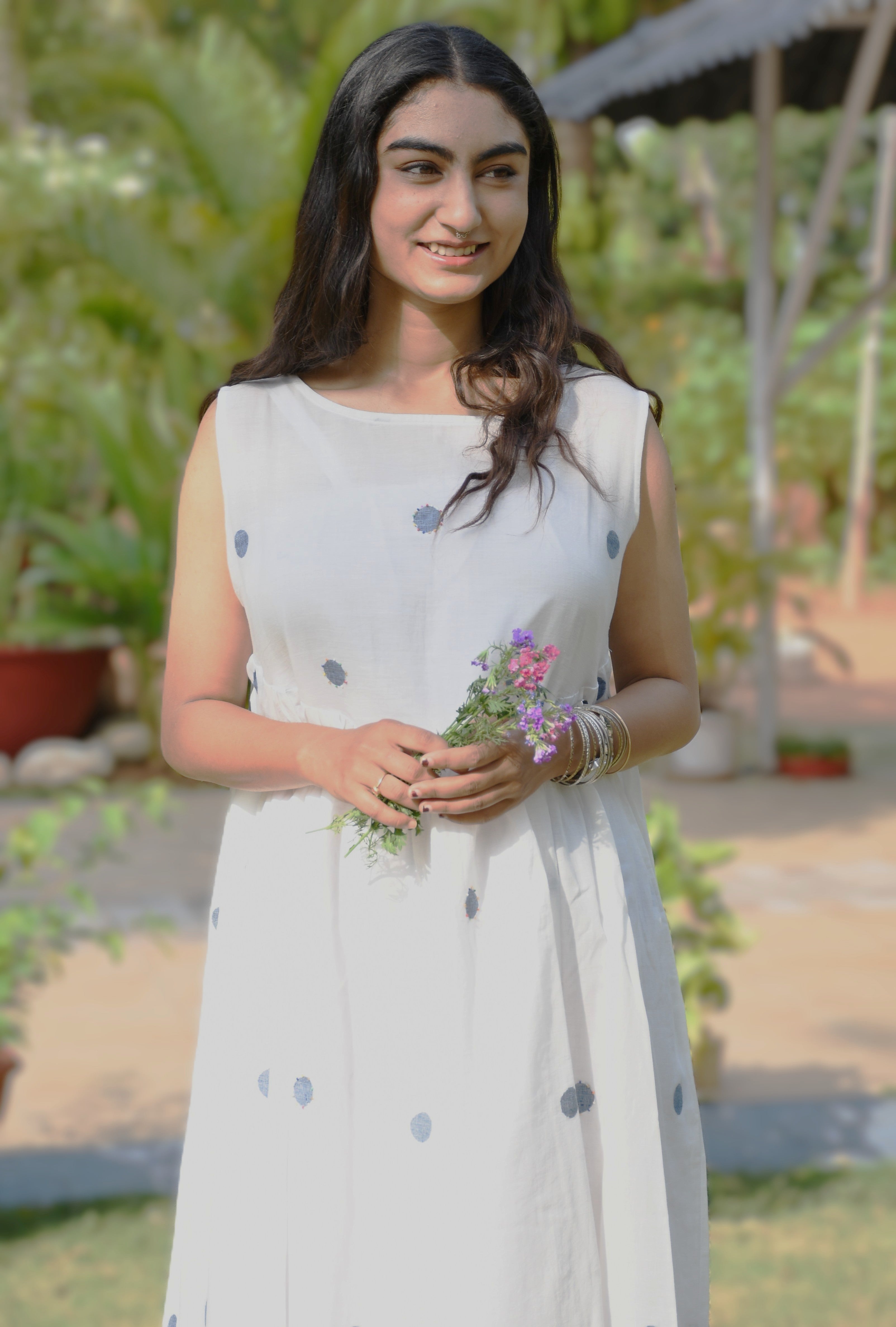 Nila White Dress
