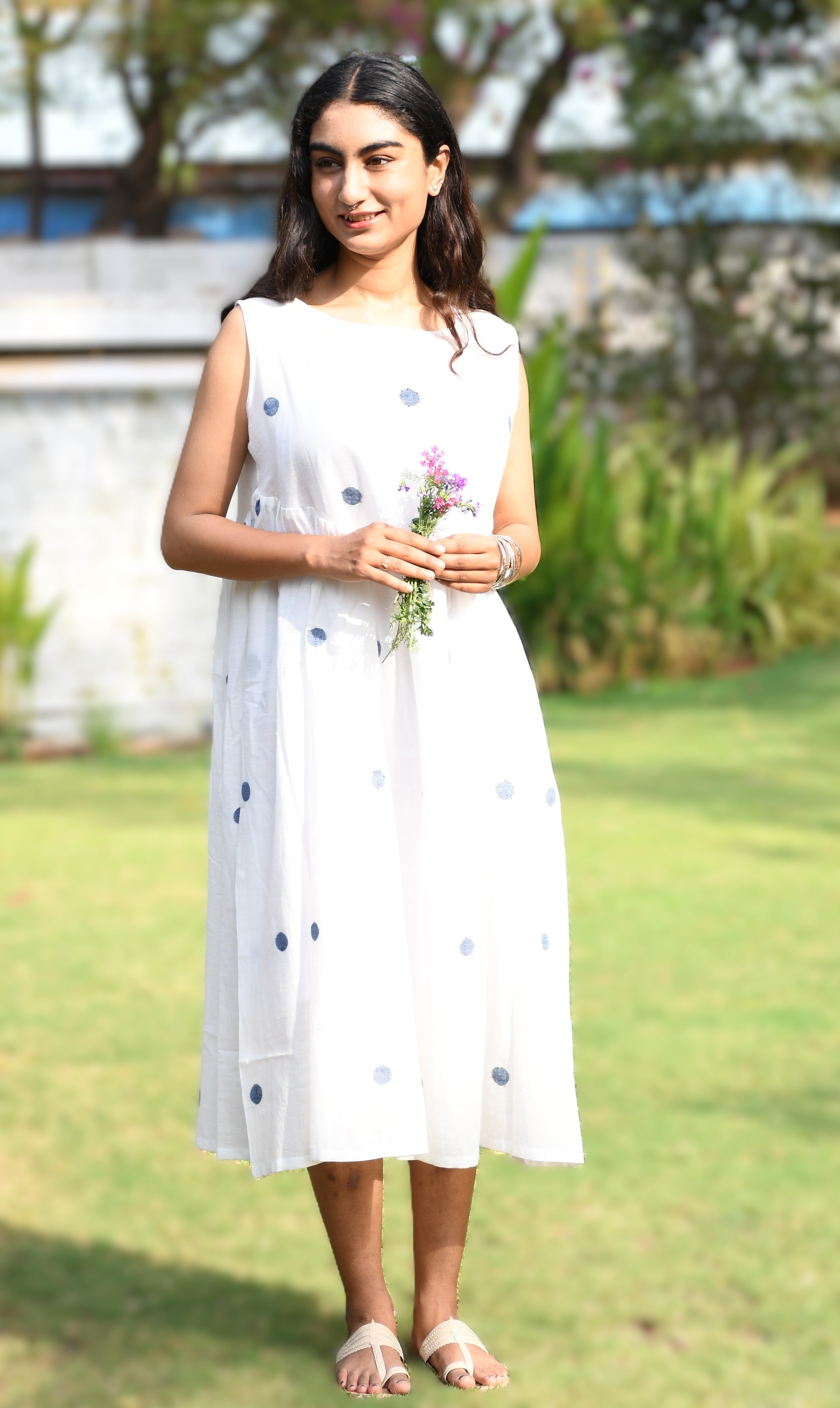 Nila White Dress