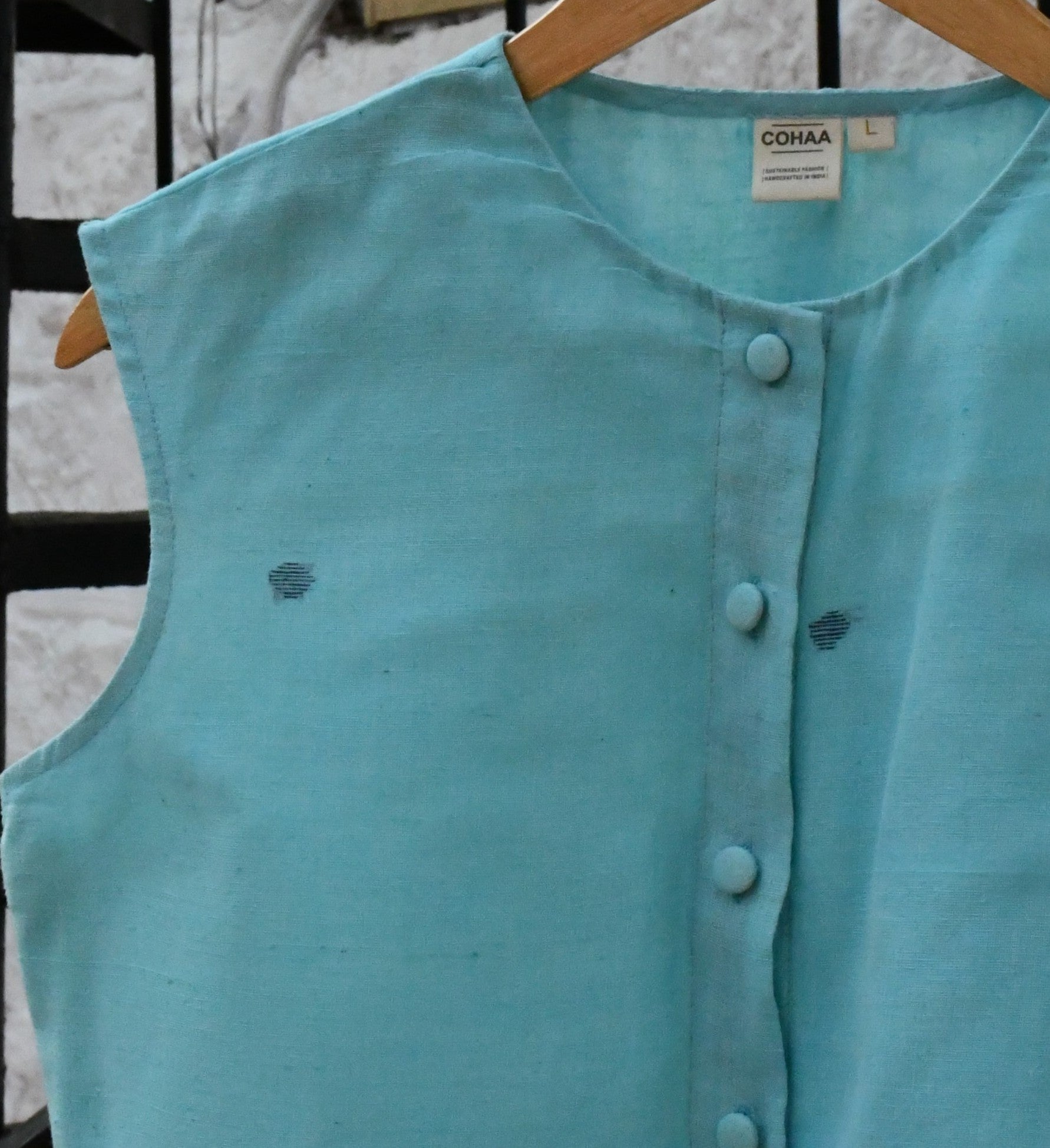 Polka Blue Blouse