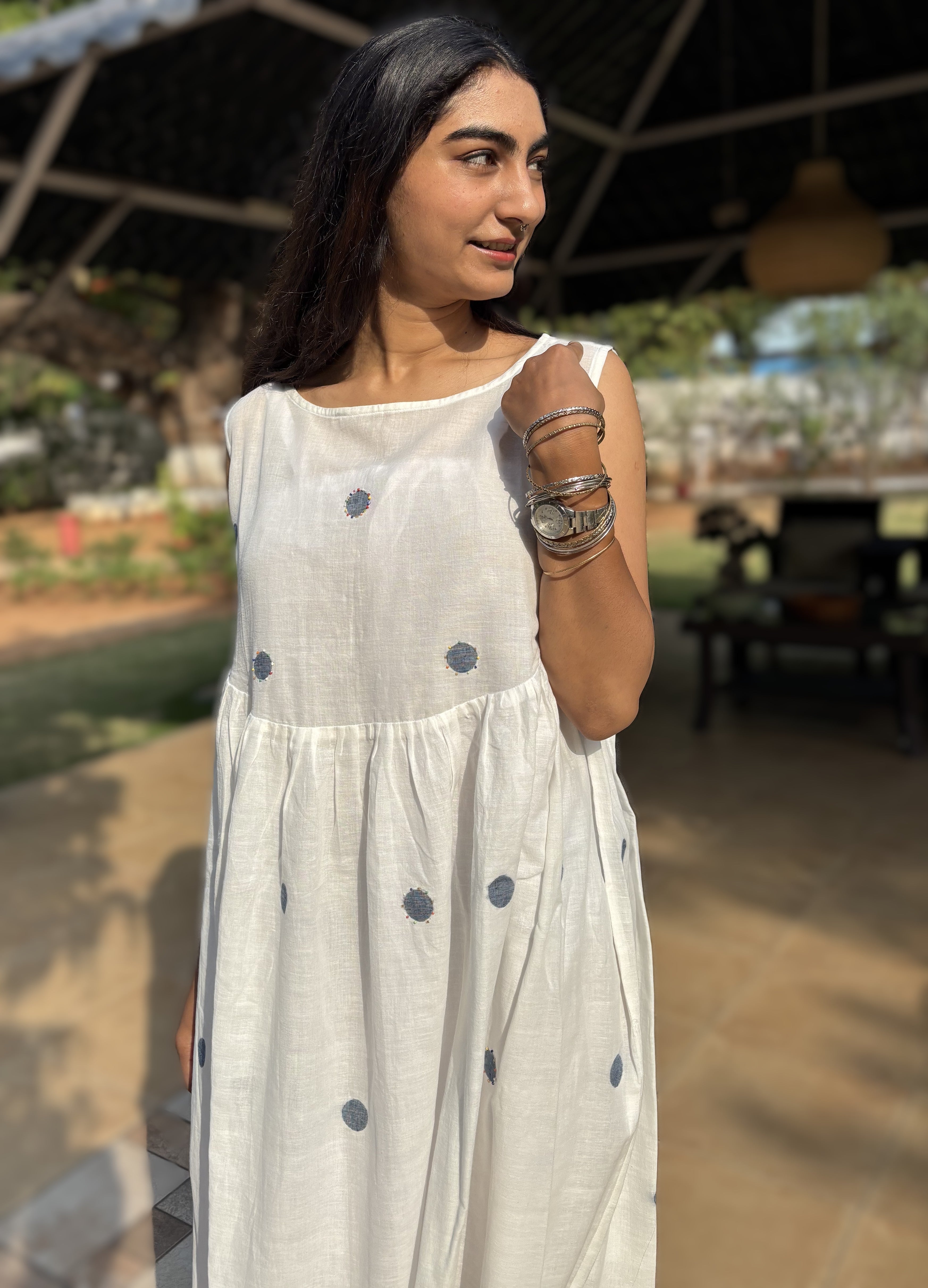 Nila White Dress