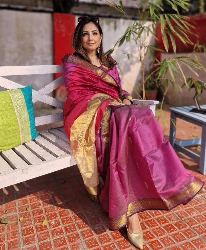Dusty Rose Silk